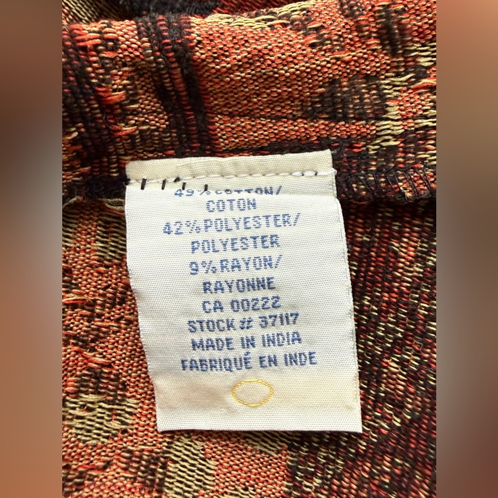 Boho Tapestry Jacket, Size L - Picture 12 of 12